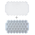 Bac à glaçons en silicone amovible 37 cases, avec couvercle amovible en silicone